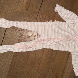Kickee Striped Baby Onesie